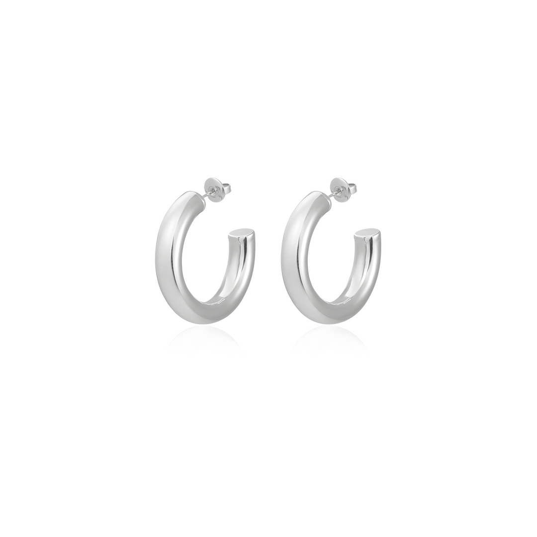 Uhani Nežni obroč 3cm