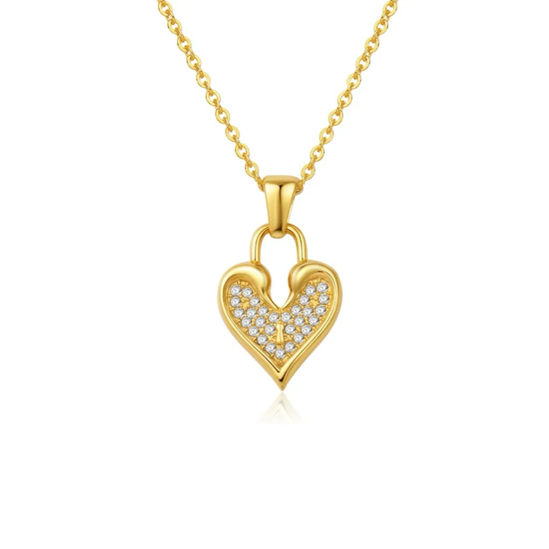 Verižica Heart Lock