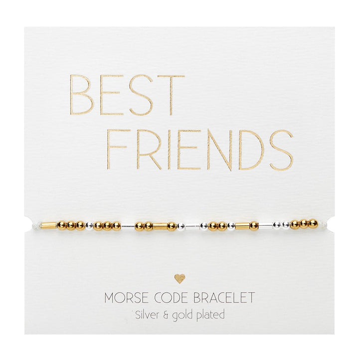 Zapestnica Morse Code-Best friends