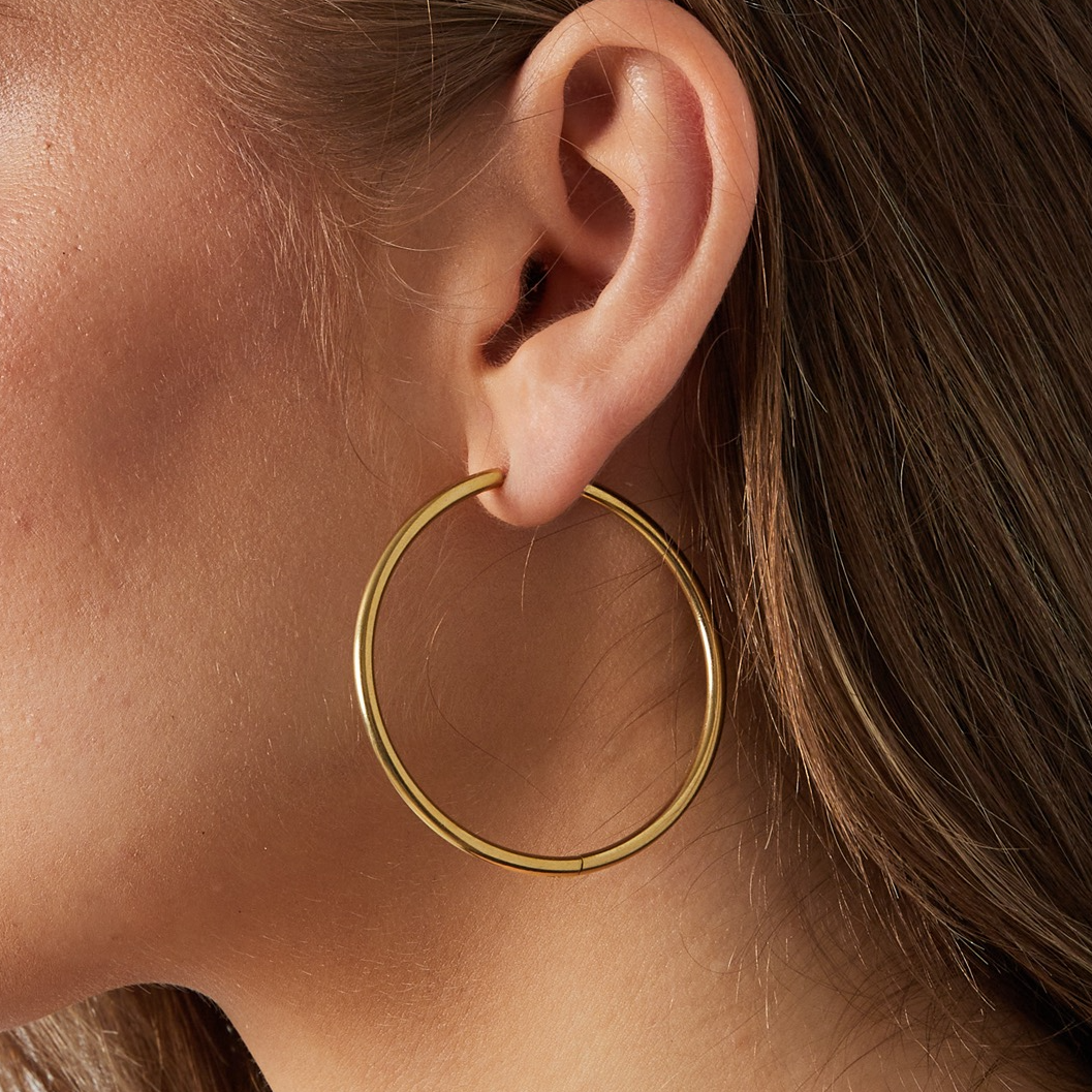 Hoops uhani 5 cm