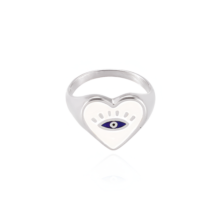 Prstan Evil Eye charm