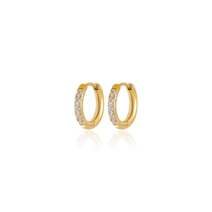 Uhani Sparkling hoops gold