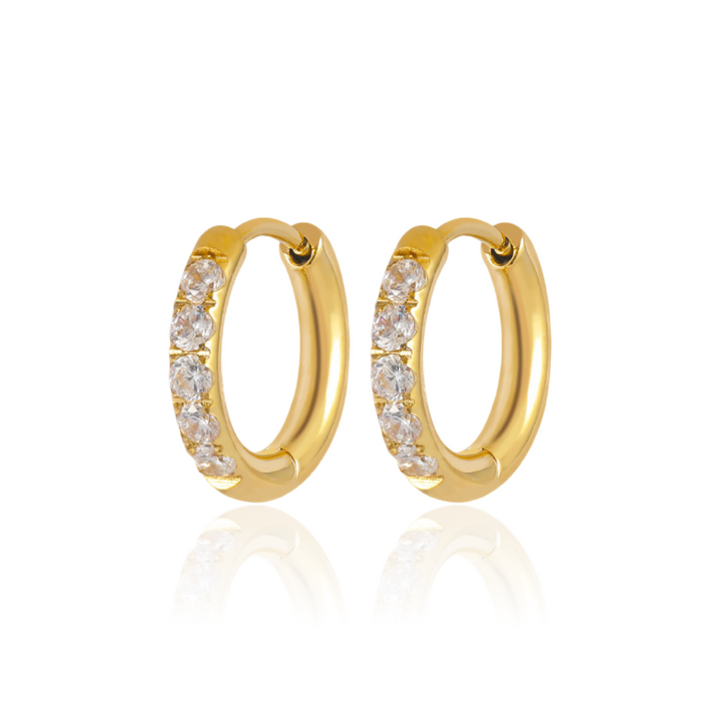 Uhani Sparkling hoops gold