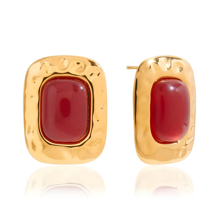 Uhani Ruby Glow