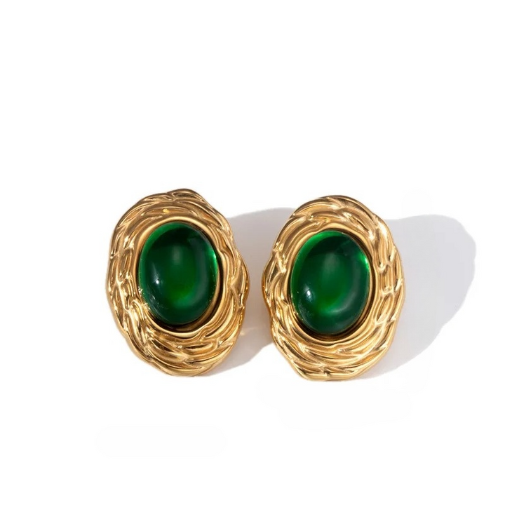 Uhani Emerald Aura