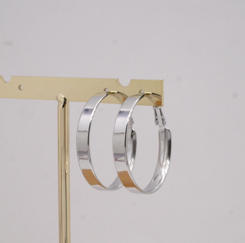 Hoops uhani 3 in 4 cm
