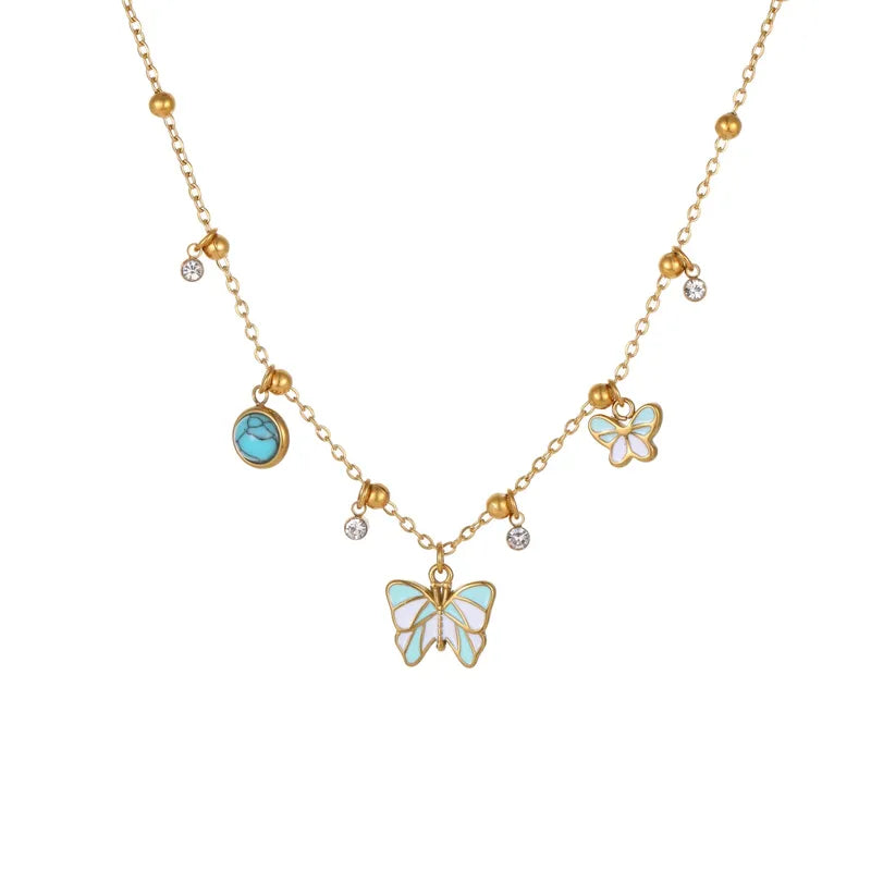 Verižica Butterfly Charm