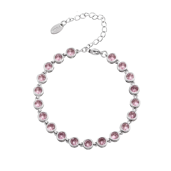 Zapestnica Crystal Tennis - srebrna