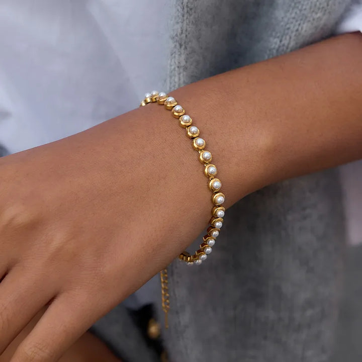 Zapestnica Tennis Pearl