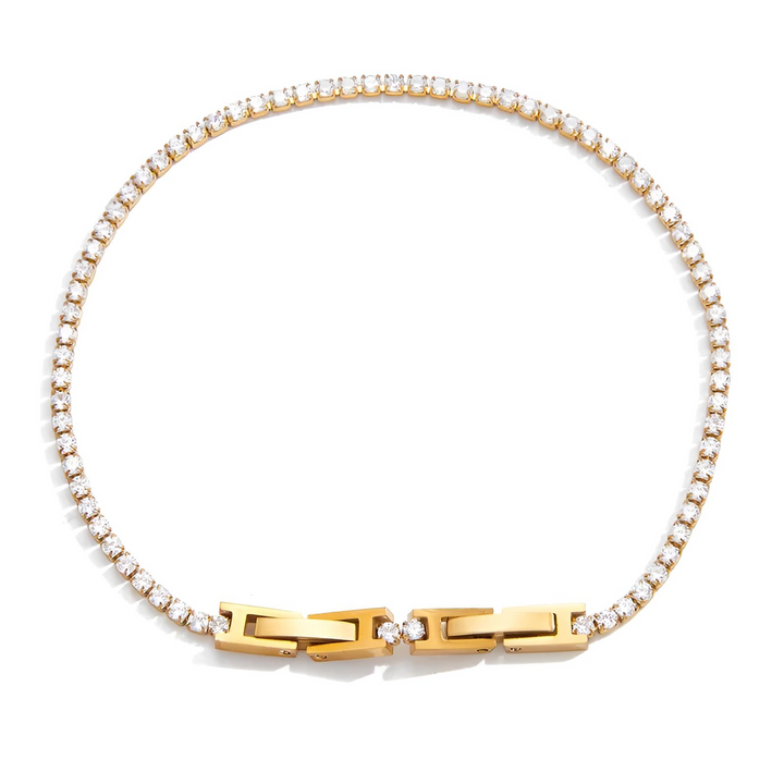 Zapestnica Tennis Flex Gold