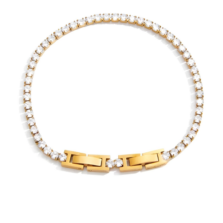 Zapestnica Tennis Flex Gold