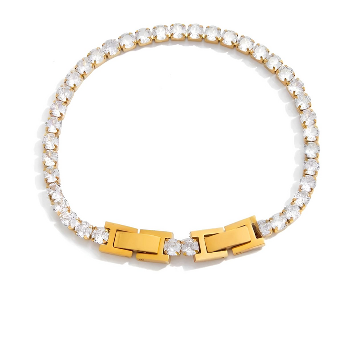 Zapestnica Tennis Flex Gold