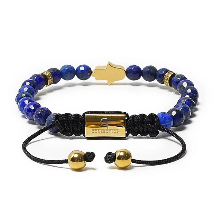GT collection - moška zapestnica iz perl lapis lazulija