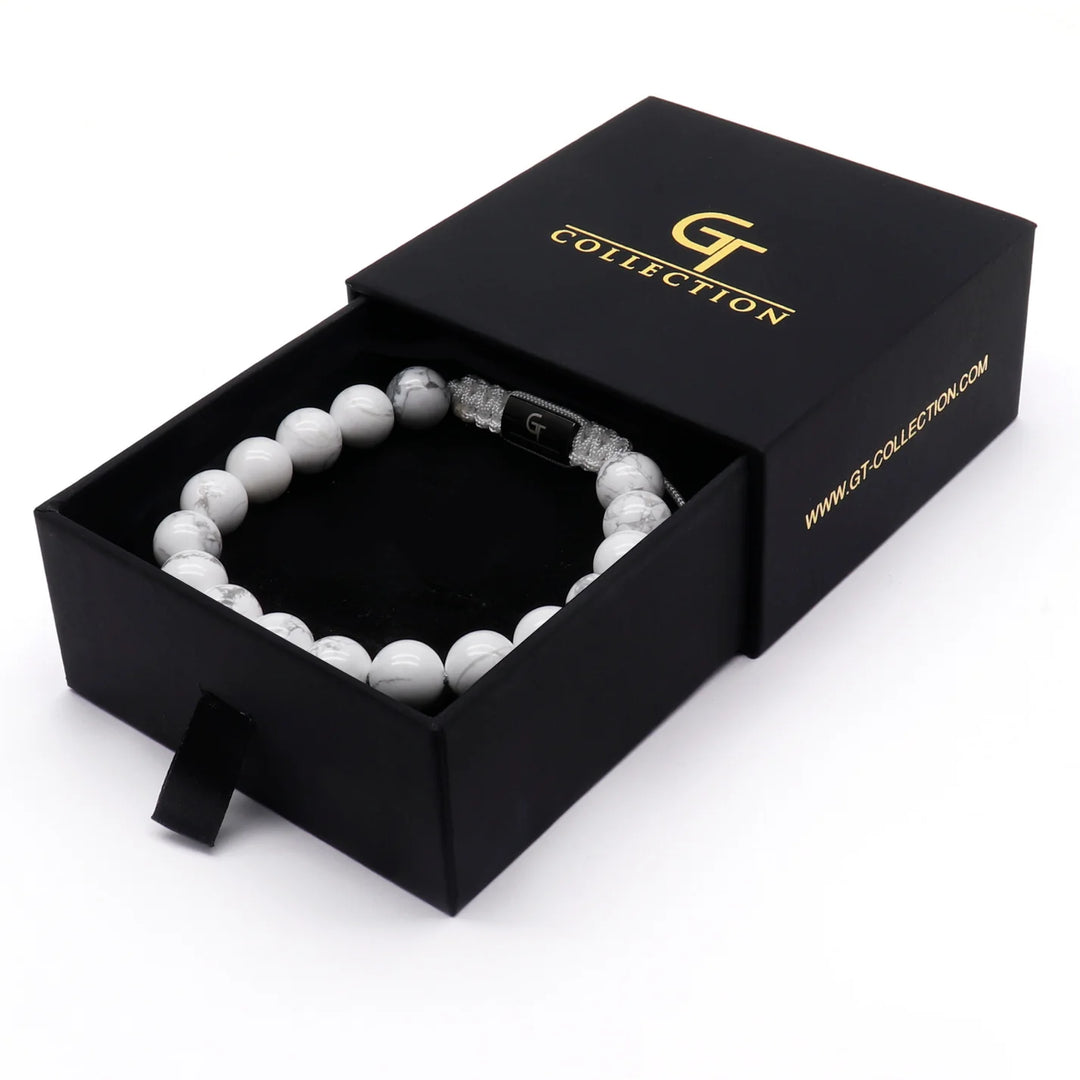 Gt collection - moška zapestnica iz perl hovlita