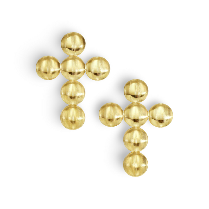 Uhani Golden Cross
