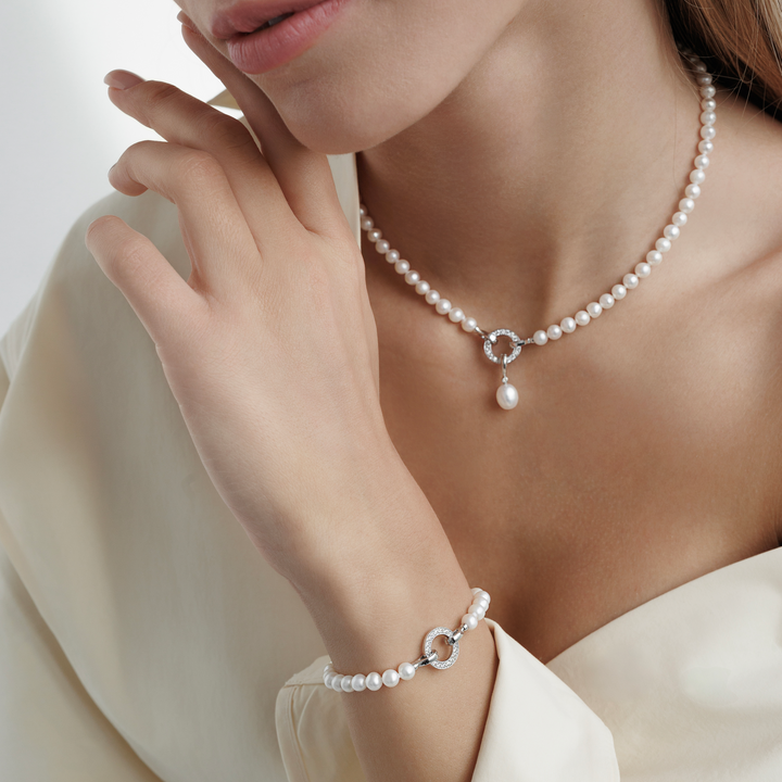 Gaura natural pearls zapestnica 252-28B