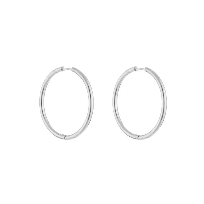 Hoops uhani 5 in 3,5 cm