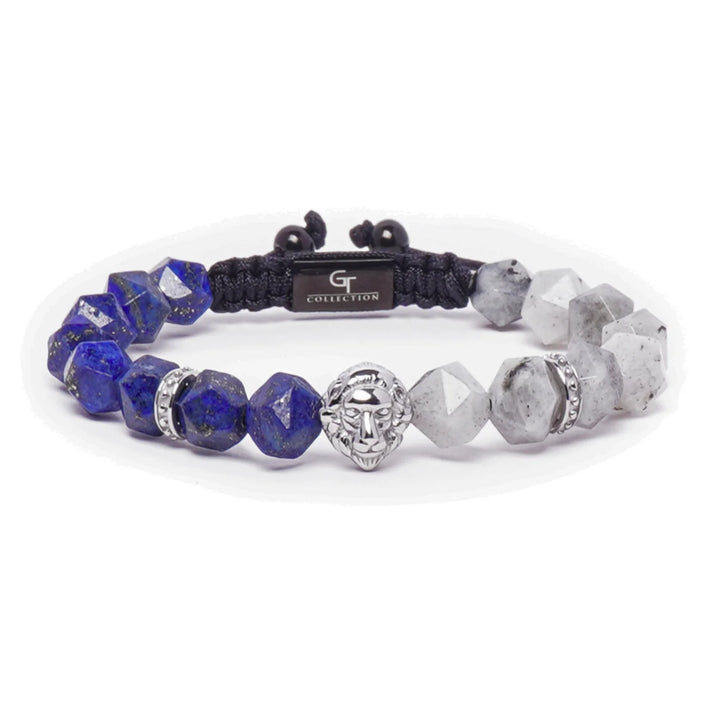 GT collection - moška zapestnica iz perl lapis lazulija in labradorita