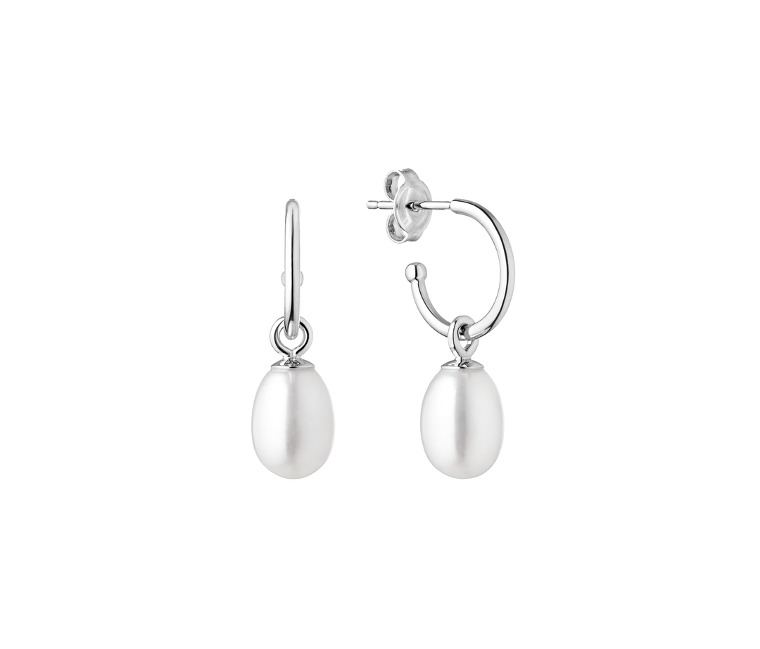 Gaura natural pearls uhani MS20494E-W