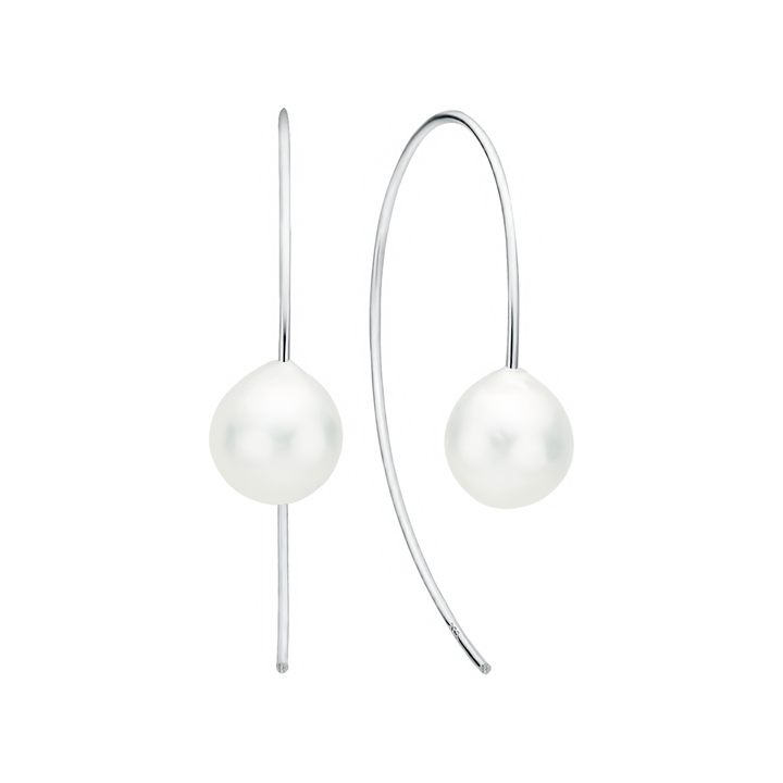 Gaura natural pearls uhani MS23498E-W