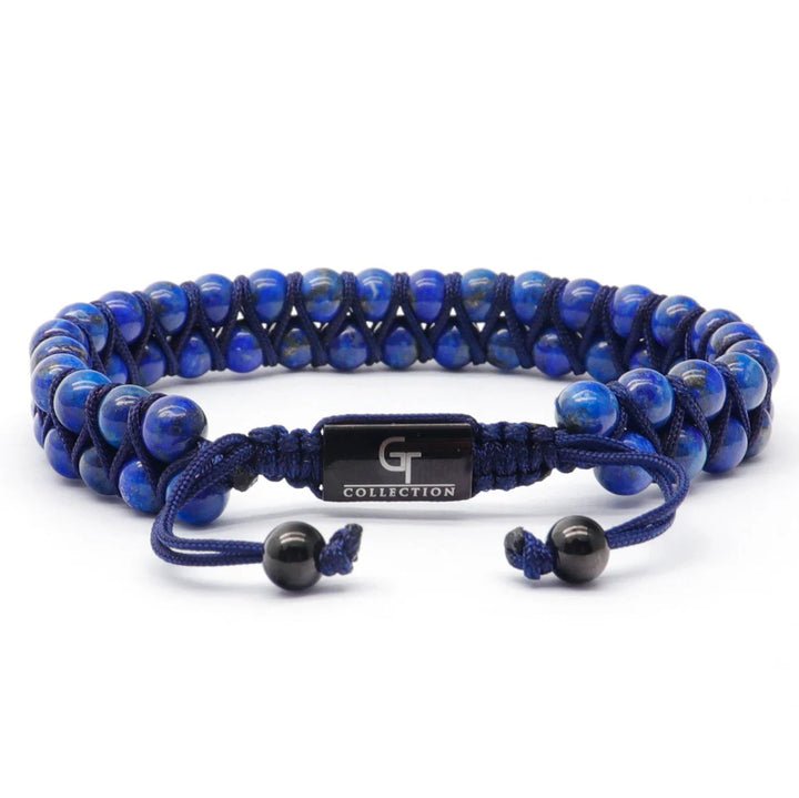 GT collection - moška zapestnica iz perl lapis lazulija