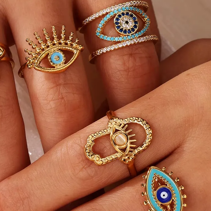 Prstan Evil Eye Glam