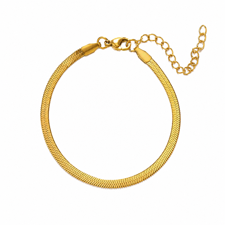 Zapestnica Kača gold 3 mm