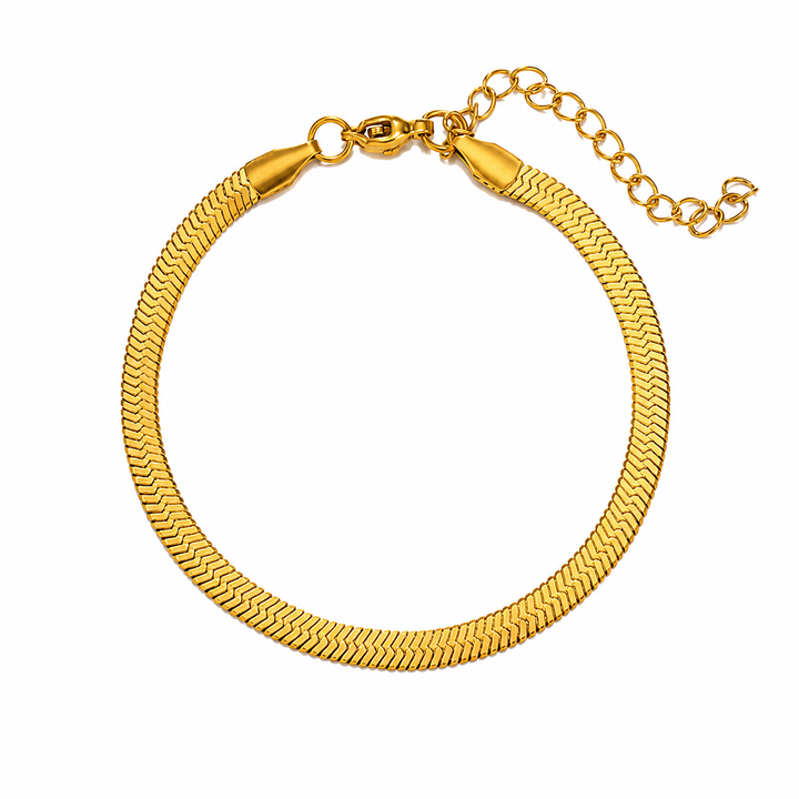 Zapestnica Kača gold 4 mm